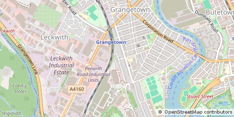 Map of Cardiff