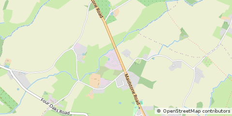 Map of Ashford, Kent