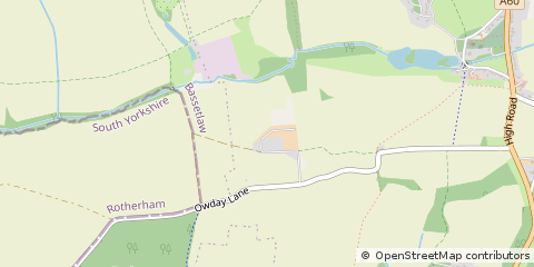 Map of Worksop, Nottinghamshire