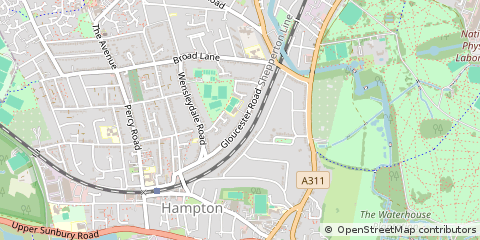 Map of Hampton