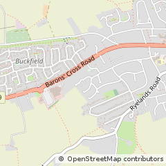 Map of Leominster, Herefordshire
