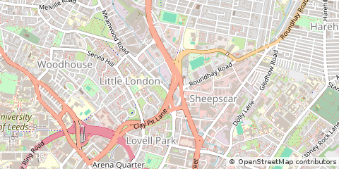 Map of Leeds
