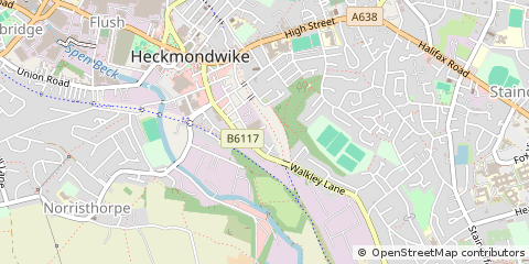 Map of West Yorkshire