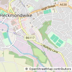 Map of West Yorkshire