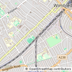 Map of Wimbledon