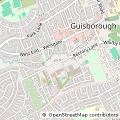 Map of Guisborough, Cleveland