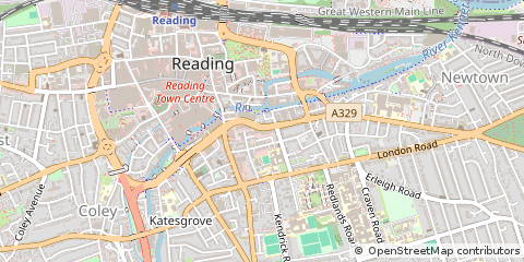 Map of Reading
