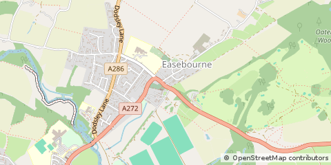 Map of Midhurst, West Sussex