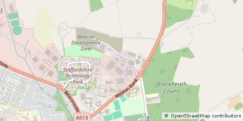 Map of Stafford, Staffordshire