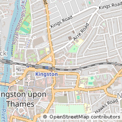 Map of Kingston Upon Thames