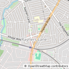 Map of Harrow, Middlesex