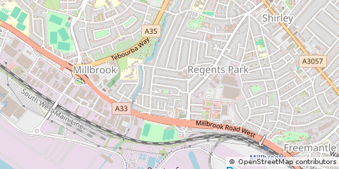 Map of Southampton