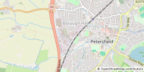 Map of Petersfield, Hampshire