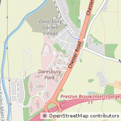 Map of Warrington