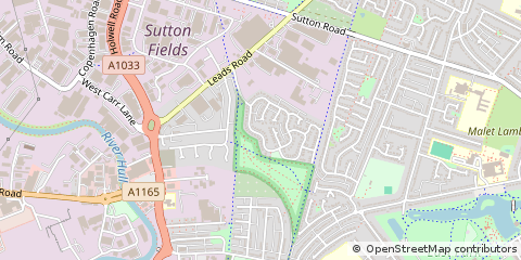 Map of Hull