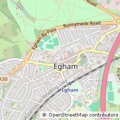 Map of Egham