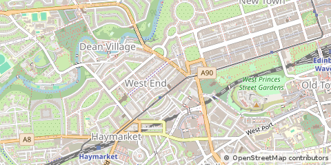 Map of Midlothian