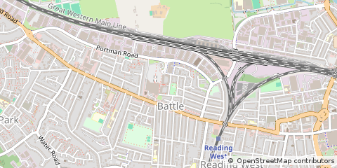 Map of Reading