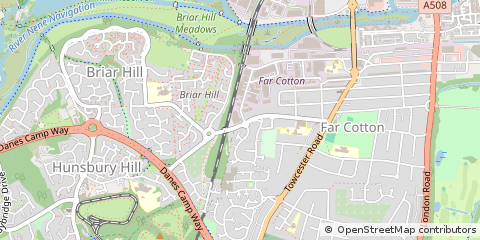 Map of Northampton