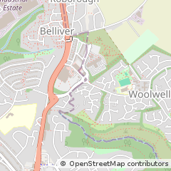 Map of Plymouth, Devon