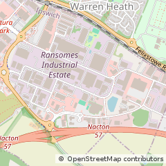 Map of Ipswich, Suffolk