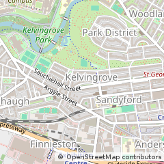 Map of Glasgow, City of Glasgow