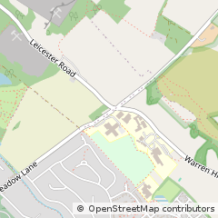 Map of Whitwick, Leicestershire