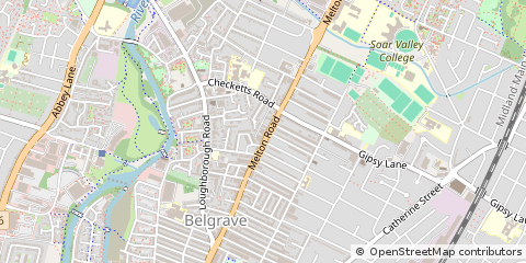 Map of Leicester