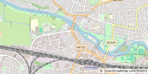 Map of Reading
