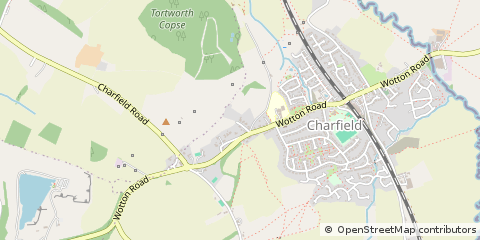 Map of Wotton-Under-Edge, Gloucestershire