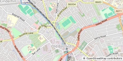 Map of Nottingham