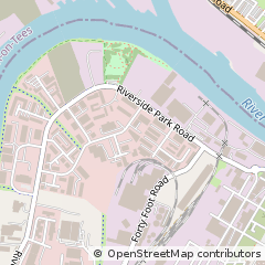 Map of Teesside