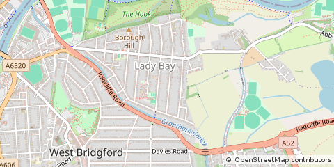 Map of Nottingham