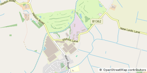 Map of Burstwick, East Yorkshire