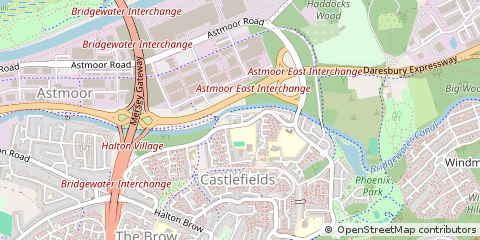 Map of Runcorn