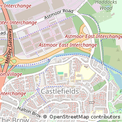 Map of Runcorn