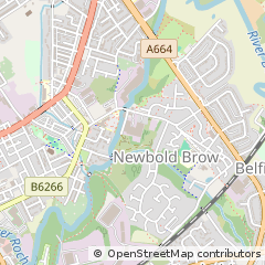 Map of Rochdale, Lancashire