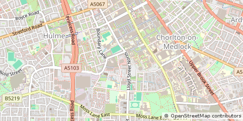 Map of Manchester