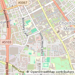 Map of Manchester