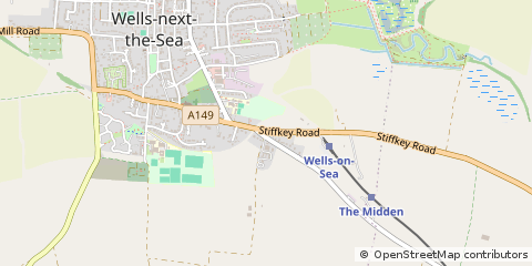 Map of Wells Next the SEA, Norfolk