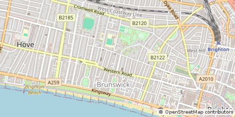 Map of Hove