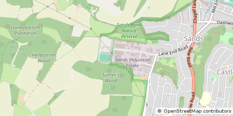 Map of High Wycombe, Bucks