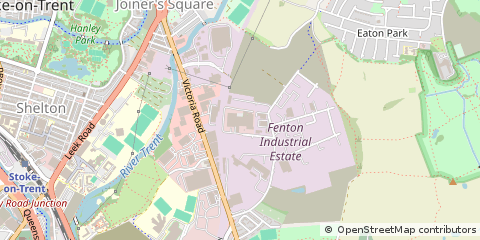 Map of Stoke-on-Trent