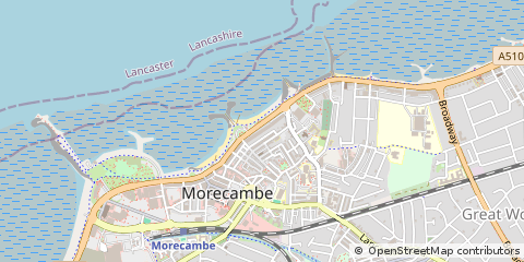 Map of Lancashire
