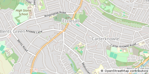 Map of Sheffield