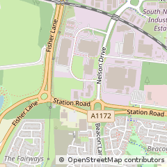 Map of Cramlington, Northumberland