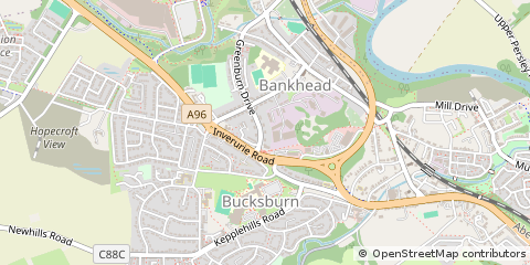 Map of Aberdeen