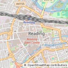 Map of Reading, Berkshire