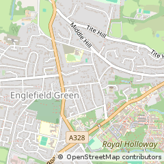 Map of Surrey
