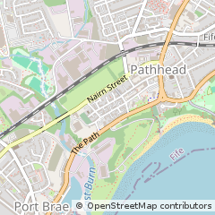 Map of Kirkcaldy, Fife